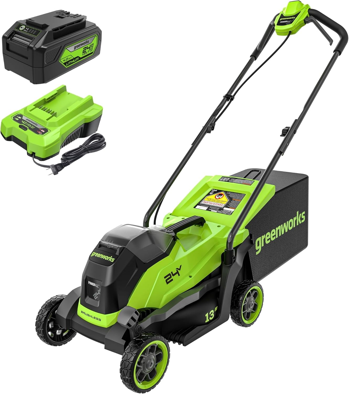 Electric Lawn Mower, Corded Dethatcher Grass Cutter