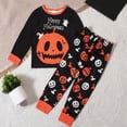 thumbnail image 2 of Gubotare Halloween Toddler Pajamas Toddler Boys Pajamas Kids 2 Piece Pjs Sleepwear Clothes Sets Size 3t 4t (Black,3-4 Years), 2 of 8