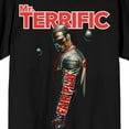 thumbnail image 2 of Superman 2025 Mr. Terrific Fair Play Jacket Adult Black Crew Neck Short Sleeve T-shirt-XXL, 2 of 3