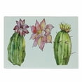 thumbnail image 1 of Plant Watercolor Cutting Board, Botanical Flower and Succulents Wildflowers Interpretation, Decorative Tempered Glass Cutting and Serving Board, in 3 Sizes, by Ambesonne, 1 of 2
