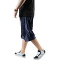 thumbnail image 2 of Hat and Beyond Men's Athletic Sportswear Basketball Heavy Mesh Shorts, 2 of 7