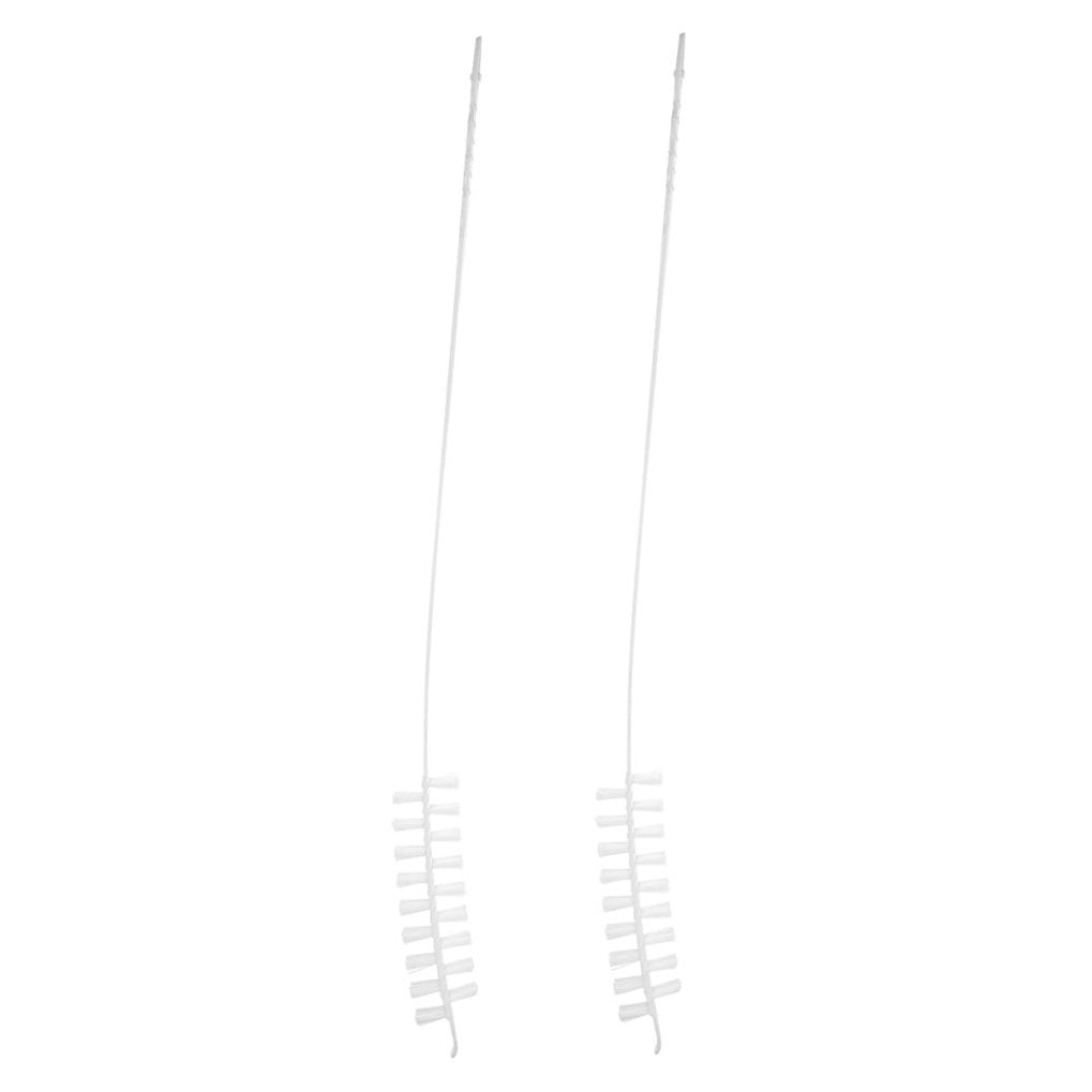Raindrops 2-Pack Flexible Laundry Dryer Vent Brush for Washing Machine Cleaning and Maintenance