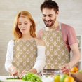 thumbnail image 3 of Golden Christmas Apron-Garden Aprons for Women with Pockets-Cotton Linen Waterproof Kitchen Cooking Gardening Aprons Adjustable for Kitchen,Cooking,BBQ and Salon 32"x27", 3 of 7
