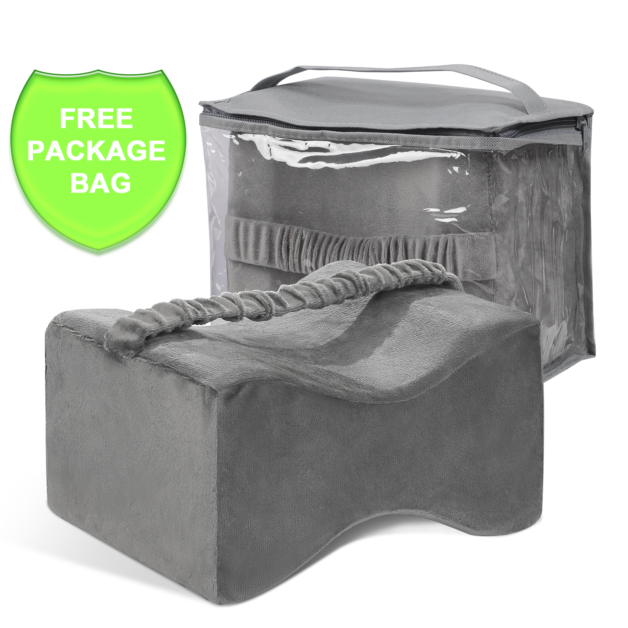 Knee Pillow To Ease Pain Memory Foam Pillow Wedge For side sleepers W