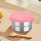 thumbnail image 1 of Fiambrera Infantil de Acero Inoxidable con Compartimentos, Tapa de Silicona, Recipiente Hermético para Snacks, Caja Portátil para Condimentos, 1 of 6