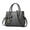 Dark Gray, variant on Women’s Purses and Handbags Shoulder bag, Top Handle Satchel Zipper Purses Pockets, PU Lather
