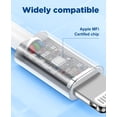 thumbnail image 3 of Cable de carga Hcoob de 15 pies/5 m para iPhone 14/13/12/11/X/XR/XS Max, 3 of 7