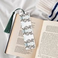 thumbnail image 4 of Kdxio Running White Horses Print Metal Tassel Bookmarks,Perfect Gift for Art Lovers and Bookworms Metal Bookmarks for Women, 4 of 8