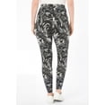 thumbnail image 2 of Woman Within Plus Size Petite Stretch-Cotton Knit Pull-On Printed Leggings, 2 of 3