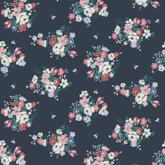 Cath Kidston Clifton Floral Navy