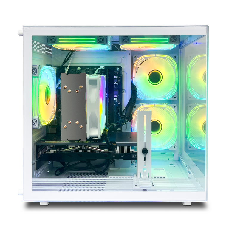 Suevery Gaming Desktop PC, AMD Ryzen 5 5600, Radeon RX 6500