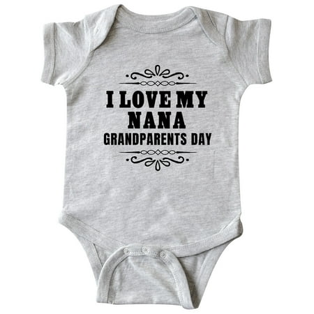 

Inktastic Grandparents Day I Love My Nana Gift Baby Boy or Baby Girl Bodysuit