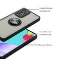 thumbnail image 3 of For Samsung Galaxy A33 5G / SM-A336 Impact Metal Ring Holder Stand Magnetic Car Mount Protective Hybrid Case Cover Black, 3 of 5