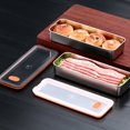 thumbnail image 2 of Bacon Container for Refrigerator Stainless Steel Airtight Bacon Storage Containers with Lids Dishwasher Safe Deli Meat Crisper Box Space-Saving Kitchen Tools, 2 of 7