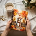 thumbnail image 3 of Happy Thanksgiving Australian Shepherd Give Thanks Fall Beanie Scarf Welcome Spiral Bound Journal Aussie Dog Lover Gifts 5x7in Spiral Notebook - 00020, 3 of 5