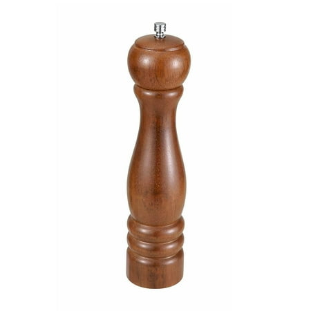 

Winco Wood Pepper Mill 10 inch Height -- 1 each.