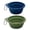 Dark Blue + Avocado Green, variant on MEGICOT 2-Pack 600ML Collapsible Dog Bowl, Foldable Expandable Cup Dish for Pet Cat Food Water Feeding Portable Travel Bowl with Carabiner