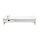 thumbnail image 1 of Soporte elevador para monitor, estante elevado para computadora, organizador de escritorio, estante de almacenamiento de mesa 1 cajón blanco, 1 of 9