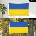 thumbnail image 6 of G128 Ukraine Ukrainian Flag | 3x5Ft | LiteWeave Pro Series Printed 150D Polyester, 4 Corner Brass Grommets | Country Flag, Vibrant Colors, Perfect For Balcony, More Durable Than 100D 75D Polyester, 6 of 10