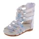 thumbnail image 3 of Zapatos de Muñeca Sandalias Romanas Baoblaze para Ropa de Muñecas American Doll 18 pulgadas Color plata, 3 of 8