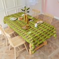 thumbnail image 2 of Green Bigfoot Pattern Rectangle Tablecloth 60"x120",Waterproof Polyester Rectangle Table Cloth, Wipeable Spillproof Polyester Tablecloth for Dining, Camping, Indoor and Outdoor, 2 of 6