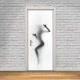 thumbnail image 2 of Sexy mujer silueta pegatina para puerta baño cocina decoración adhesiva impermeable PVC calcomanías DIY papel tapiz extraíble 2 hojas Inevent JJ24825-00B, 2 of 6