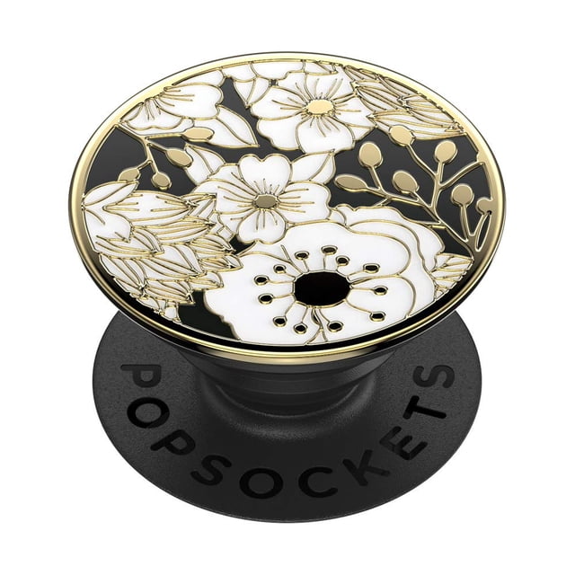 Empuñadura para teléfono con soporte expandible PopSockets, flores silvestres esmaltadas