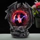 thumbnail image 5 of Lámpara de bola de plasma sensible al tacto, bola de cristal de color rojo electrostático mágico para fiesta para Halloween (dragón malvado) Adepaton XMWJ163, 5 of 7