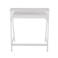 thumbnail image 4 of 2-Tier Contemporary Office Desk in White Steel and White Wood by LumiSource, 4 of 7