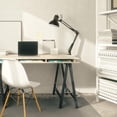 thumbnail image 2 of 32 inch Swing Arm Desk Lamp with Metal Clamp, Black Finish, 2 of 7