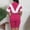Hot Pink, variant on NMMUED Two Piece Short Set for Women Sweat Suit Workout Sets for Women Sweatshirt and Shorts Set Crop Zipper Sweatshirt and Shorts Tracksuit Set, Black L