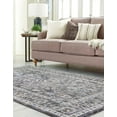 thumbnail image 5 of Rugs.com Eco Traditional Collection Rug – 10' x 13' Charcoal Gray Medium Rug Perfect For Living Rooms, Large Dining Rooms, Open Floorplans, 5 of 9