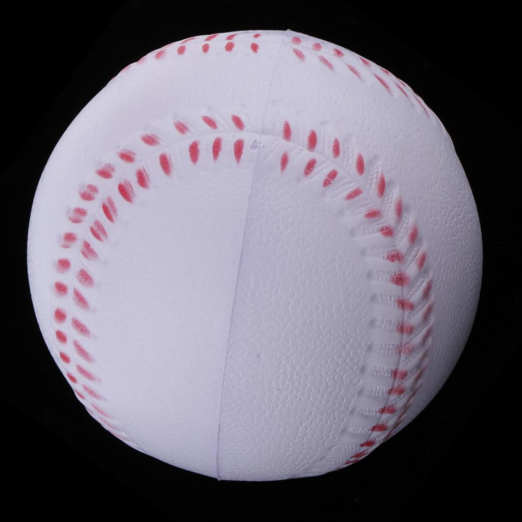 HomeDecTime 2x Soft 9cm Baseball Ball Softball Rounders Training Practice Game Base Ball 