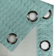 thumbnail image 4 of Ambesonne Teal Grommet Curtain, Vintage Arrows Colorful, 50" x 72", Turquoise Grey White, 4 of 6