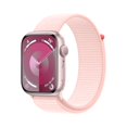 thumbnail image 1 of Reloj Inteligente Apple Watch Serie 9 GPS 45 mm reacondicionado Caja de Aluminio Rosa Correa Deportiva Rosa, 1 of 5