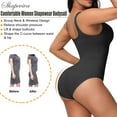 thumbnail image 2 of QRIC Shapewear Bodysuit Round Neck Tank Tops for Women Tummy Control Waist Trainer Vest Full Body Shaper, 2 of 6