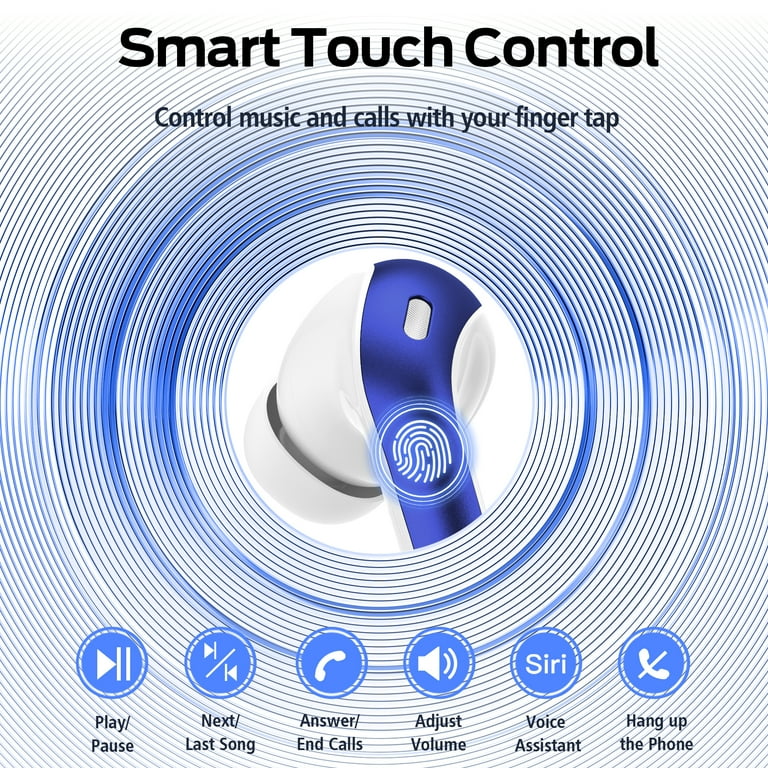 VEAT00L Bluetooth Headphones, True Wireless Earbuds, 65H Playback