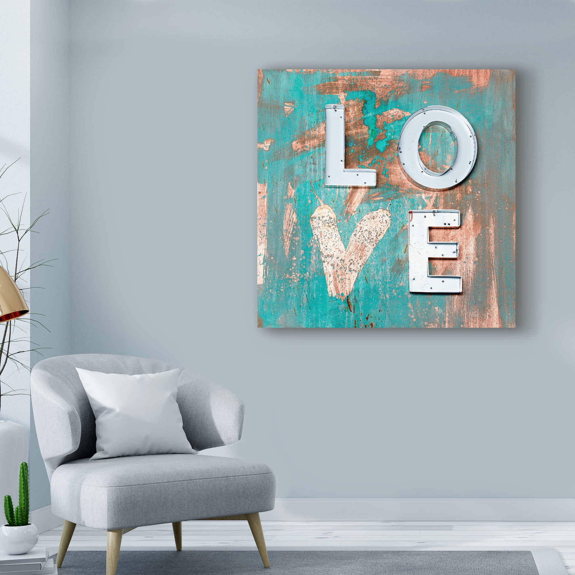 Trademark Fine Art 'Love Patina I' Canvas Art by Kent Youngstrom
