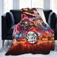 thumbnail image 6 of Demon Slayer Throw Blanket Soft Cozy Warm College Printing Oversized Lightweight Home Decoration All Seasons For Sofa Bed Couch Bedroom, 6 of 8