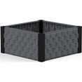 thumbnail image 1 of US Polymers 86100 Square Garden Bed, Gray with Black, 1 of 1