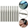 thumbnail image 2 of Tapered Auto Glass Windshield Rock Chip Repair Kit Drill Bits Carbide 10PC, 2 of 9