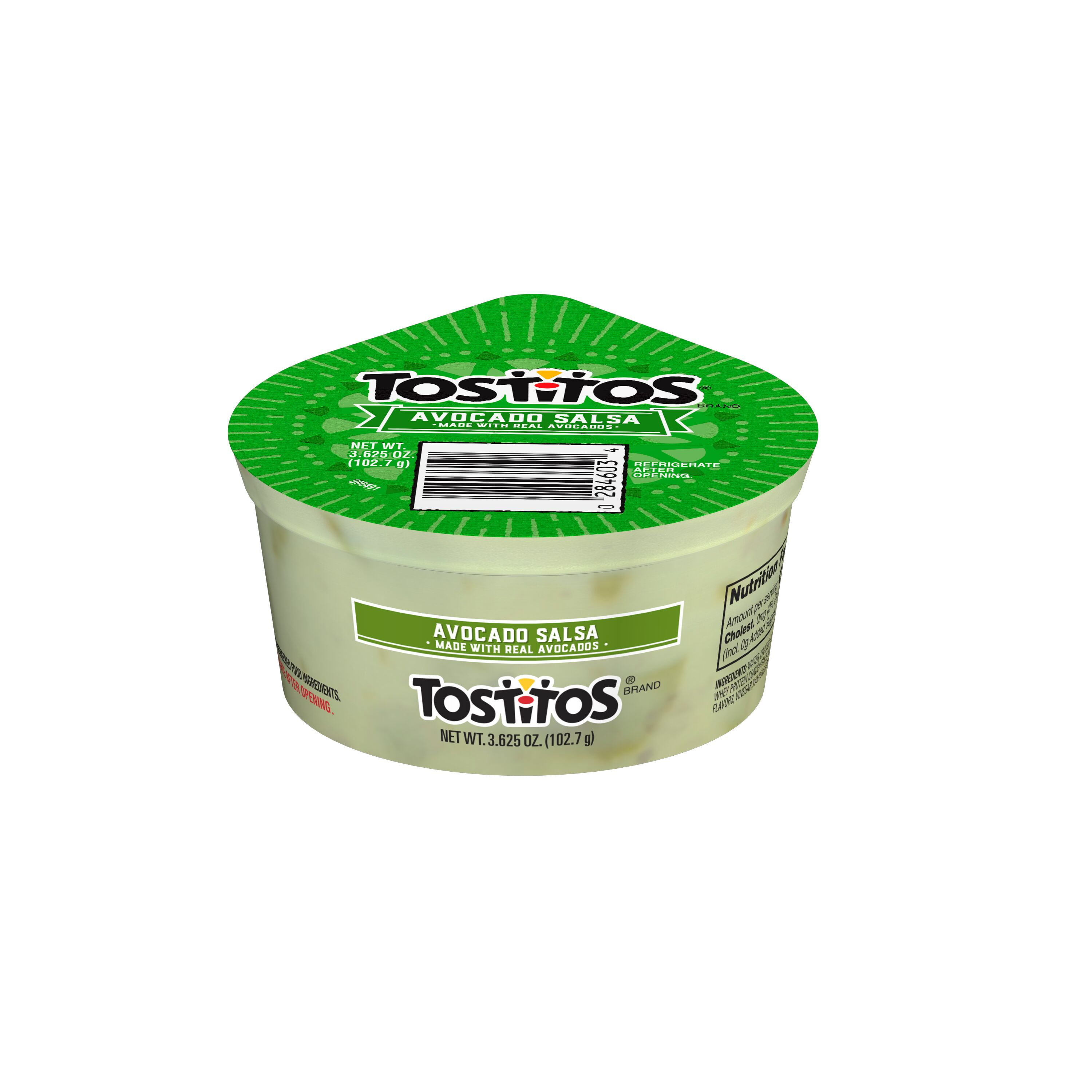 Tostitos Avocado Salsa Single Serve Cup 3 625 Oz Walmart