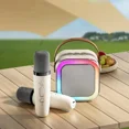 thumbnail image 3 of Máquina de Karaoke Bluetooth K12, sistema de altavoces PA 5,3 portátil con 1-2 micrófonos inalámbricos, hogar, familia, canto, regalos para niños, 3 of 6