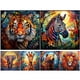 thumbnail image 2 of 5D DIY Taladro Tigre Vidrieras Kit 40x40cm, 2 of 6