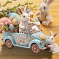 thumbnail image 4 of 2D Easter Bunny and Eggs Acrylic Desktop Decoration Holiday Hollow Out Ornament Home Party Decor(K), 4 of 5