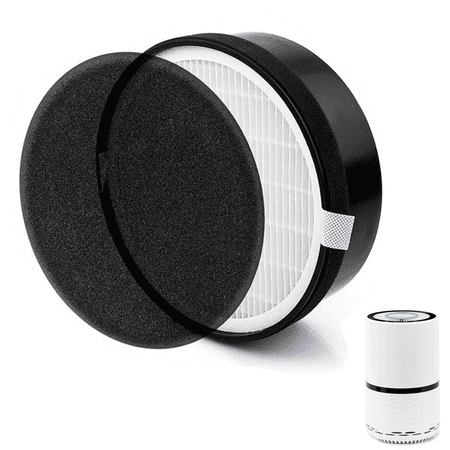 1 Pack LV-H132 Replacement Filter for LEVOIT Air Purifier LV-H132-RF, 3-in-1 H13 True HEPA Filter Carbon Pre-Filter