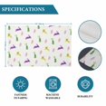thumbnail image 6 of Spring Easter Placemats Set of 4, Yellow Green Purple Bunny Botanical Placemats for Dining Table, Place Mats for Kitchen Tabletop, Waterproof Wipeable Dining Table Mats Set, 6 of 9