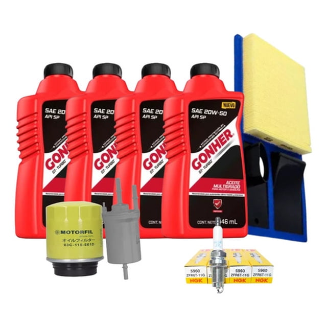 Kit De Afinacin Vento 2014 Al 2021 1.6 Aceite Gonher 20w50
