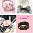 thumbnail image 4 of Minnieouse 10 piezas de bandas para el cabello, diadema elástica, tocado sólido ajustable, soporte grueso, accesorios de estilismo sin costuras Accesorio para el cabello Café oscuro, 4 of 6