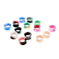 thumbnail image 3 of segolike Silicone Earlobe Piercing Tunnel Plug Gaude Holder Expander - 7 Pairs Colors 12MM, 3 of 6